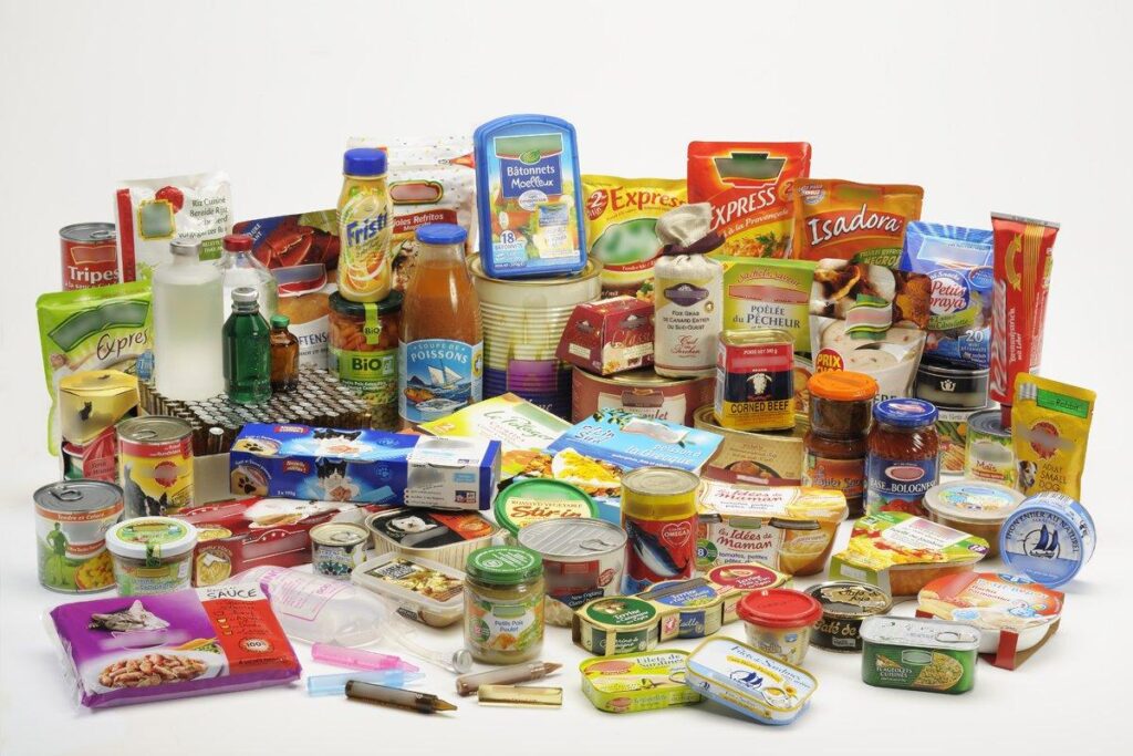 Packaged food products for international import, export, retail distribution, and global food logistics services.
